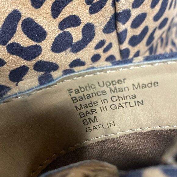BAR III Gatlin Brown Leopard Print Block Heel Booties Size 8 - Picture 9 of 9